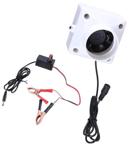 DIEKE Ventilatore di scarico da 12 V per casa, silenzioso, in linea, industriale, per bagno, cucina, ventilazione, bagno