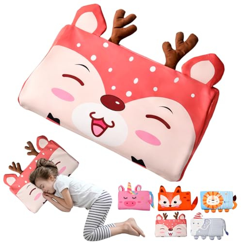 YAOZUP Cuscino Memory Foam Bambini,Cuscino Culla,Cuscino per Bambini con Federa,Ipoallergenico,Anti Acari,Cuscino per Bambini per Sonnellini per Ragazzi e Ragazze (3-10 Anni) (cervo)