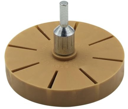 Helilyco 3,5 Zoll Radiergummi Rad zum Entfernen von Autokleber, Abziehbildern, Aufklebern, Klebstoffen – Autoreparatur & Lackwerkzeug, 4000 U/min
