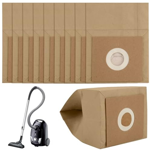 10 Pack Vacuum Cleaner Bags, COGVOHY Find a Spare Strong Paper Dust Bags for Bush Argos Model VCB35B15C1J7W-70 VYTRONIX RBC02 BC-402 BC-501 Argos Value VC-401 VC-402, Vacuum Cleaner Accessories