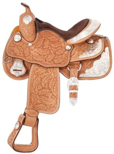 Tough 1 Youth Royal Showsattel aus Eichenholz, hellölig, 35,6 cm