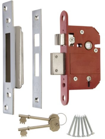 ERA 362-61 Fortress 262 & 362 BS 5 Lever Sashlock, Chrome