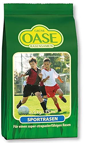 Oase Sportrasen 2,5 kg Rasensamen Gras Samen Rasen Sport Familie Robust