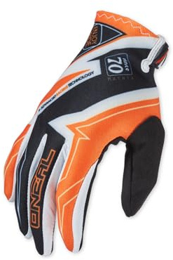 O'NEAL Fahrradhandschuhe & Motocross Handschuhe Vault Glove Racewear I MX MTB Motocross Enduro I Motorradhandschuhe Herren & Damen I Sehr starker Grip I Schwarz Orange I Größe M