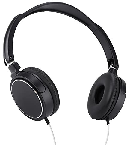 Bewinner Over Ear Headphones, Foldable Compact Wired Headset, Easy to Adjust/Sports/Lightweight Stereo HiFi Music Headphone Support TF Card