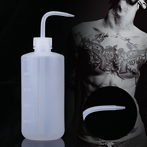 Lv. life Squeeze Bottle 2st 500ml - Tattoo Wash Flaska Diffusor med grön tvål - Tatueringsverktyg Tillbehör