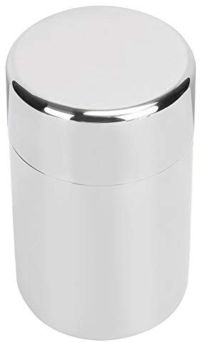 Tomotato Contenedor de té, Compacto y práctico tarro de acero inoxidable, diseño elegante, sellado eficaz, 400ml, para té suelto y café en cocina, para casa, oficina o viajes