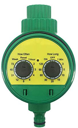 LCARY Irrigatore da Giardino Timer irrigazione Automatico Valvola Timer irrigazione Regolatore elettronico irrigazione Timer Acqua for Sistema di irrigazione Giardino