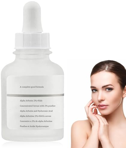 Alpha arbutin 2 % HA hyaluronsyra, hyaluronsyra serum, 2 % alpha arbutinserum, hyaluronsyra ansiktsserum, serum för borttagning av pigmentfläckar, anti-age-serum, ta bort fläckar, aknefläckar