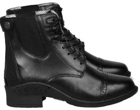 Ladies Riding Jodhpur Boots Lace Up Pull On Leather Chelsea Elastic Ankle Shoes