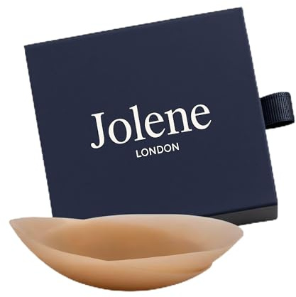 Jolene LONDON Reusable Silicone Nipple Covers — Invisible Ultra-Thin Adhesive Nipple Pasties for Women — Sweat-Resistant Breast Petals for Weddings and Everyday Wear — 4 Skin Tone Shades