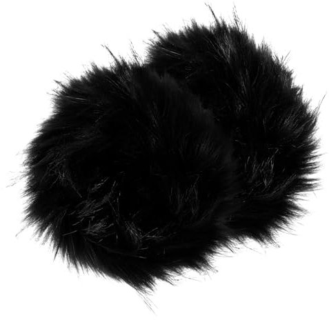 JEWEDECO 1 Paar Flauschige Handgelenkmanschetten für Damen Winterliche Armstulpen Kunstpelz Elegantes Accessoire für Kalte für Überwürfe Strickwaren
