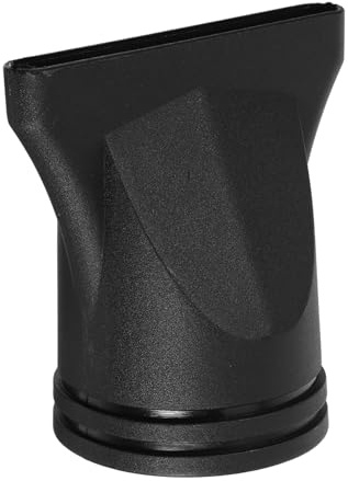 Bocchetta Phon Piatta in Plastica 4, 5cm per Asciugacapelli | Flusso Concentrato, Distribuzione Uniforme del Calore, Styling Preciso, Diametro 4, 4-4, 6cm, Nero