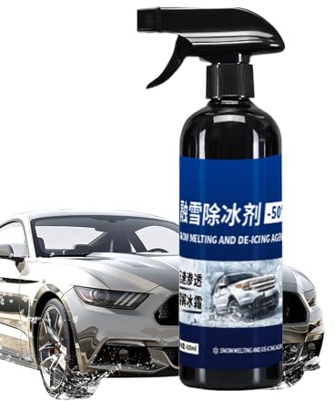 laxreheye Windshield Ice Melt | Spray antigel 420 ml à action rapide et anti-gel pour pare-brise - pour vitres congelées extérieures d'hiver et congélateur