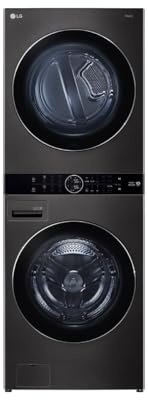 WT1716BBF - Lavadora para secadora LG 17 kg, 16 kg, 1100 rpm, color negro