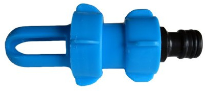 AQWater4all Wasserbett Füll- und Entleerungsadapter Blue Magic mit Gardena-kompatiblem Schlauchanschluss