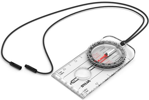 Silva Kompass Outdoor - Ranger No. 3 Wanderkompass - Kartenmaßstäbe 1:25k & 1:50k - Marschkompass Grundlegende Outdoor-Aktivitäten - Drehbares Kompassgehäuse - Kompass Militär & Wandern