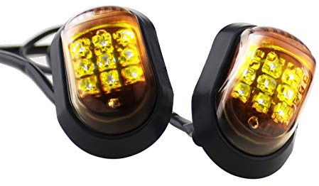 Create idea Skapa idé par motorcykel cykel blinkers, infälld montering LED lampa indikator bärnsten vattentät motorcykelbelysning