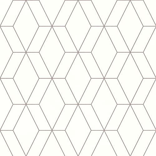 Rasch 278613 Papier peint blanc crème avec motif géométrique lignes fines en or 10,05 m x 0,53 m (L x l)