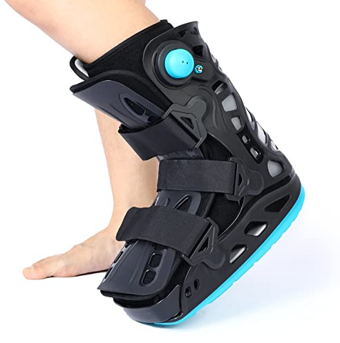 GHORTHOUD Inflatable Walker Boot, Air Cam Walker Fracture Boot, Short Walker Brace Walking Boot Orthopaedic Boot L4360 (Small)
