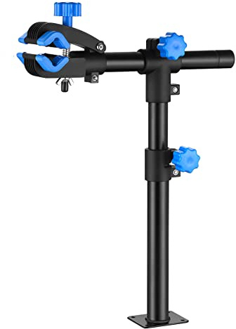 Auwey Fahrrad Reparaturständer Wandhalterung Fahrrad Reparatur Werkstand Fahrrad Werkbank Fahrrad Wartung Rack Fahrrad Reparatur Rack Fahrrad Klemme Höhenverstellbar Fahrrad Wartung Rack
