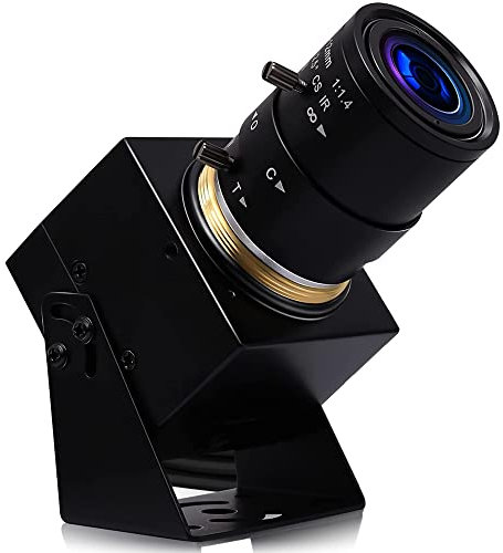 Svpro Zoom Webcam 8MP USB per PC Laptop Fotocamera esterna per computer con obiettivo varifocale da 2,8-12 mm Fotocamera UVC per montaggio su treppiede, su superficie e a parete