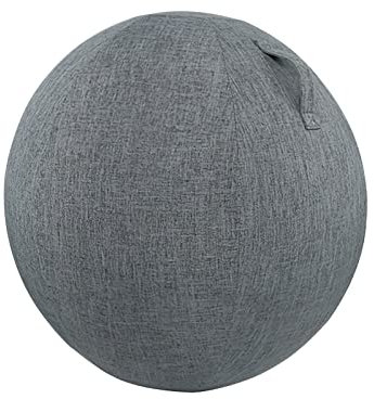 Vozoor Sitzball Abdeckung, 65cm Gymnastikball Bezug für Sitzball Fitnessball,Faltbar Sitzbälle Stoff Bezug - für Fitnessball Pilates Yogaball/Büroball Balance Ball