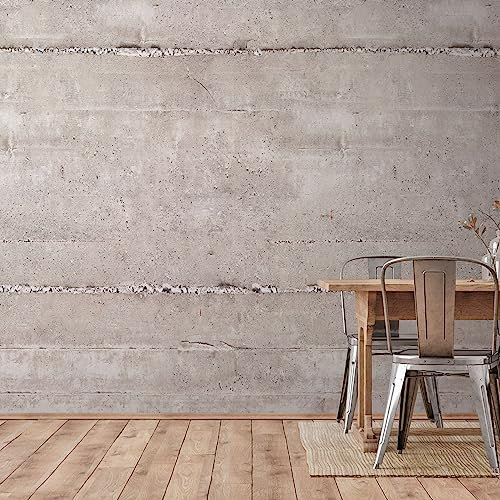Livingwalls Vliestapete - Tapete Betonoptik in Creme und Grau - Wandtapete für verschiedene Räume - Wandbild XXL 2,80 m x 1,59 m