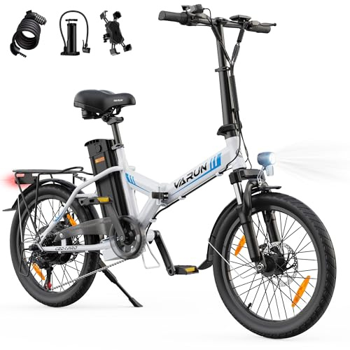 VARUN E Bike, 20 Zoll E-Bike Klapprad mit 48V 624 Wh Akku, Max 100 km, Ebike Damen Herren mit 250W Motor, 25 km/h, 7-Gang, Elektrofahrrad City Ebike für Pendler und Camping, EU-Konformes