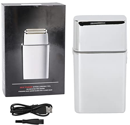 NSXAYIWE Mini Portable Electric Shaver,USB Elektrischer Haarschneider,Travel Rasierer,Multifunctional Rasierer Herren Elektrisch für Männer,Mobile Rasiererfür Reisen, zum Schneiden von Haaren und Bart