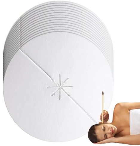 Ear Candle Protective Discs | Ear Care Candle Protective Disc,Protective Discs, Ear Care Candling Protective Disk, Ear Care Candle Plate, Hygienic for Women Men