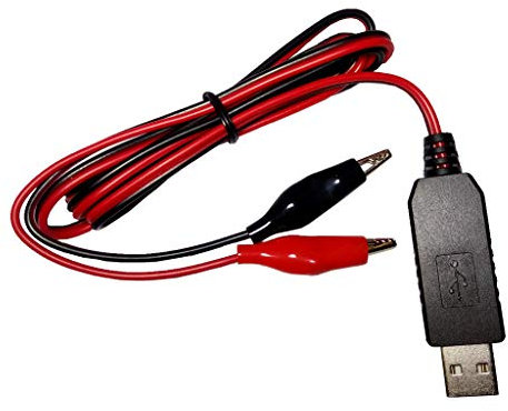 Obotsnoi Cable de carga USB de 5 V con paso hasta 6 V, 9 V, 12 V, ajustable para adaptador de corriente, módulo USB