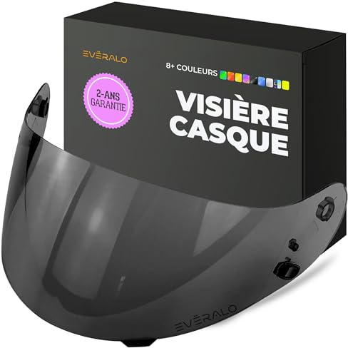 Everalo Visière pour HJC HJ09 - CS15 - FG15 - IS16 - TR1 - FS11 - CL15 | Écran compatible aussi avec CL16 - CLSP - CLST - CL17 - CSR1 - FS10 - FS15 - AC12