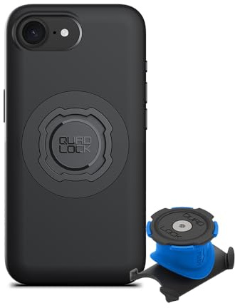 Quad Lock Stem/Handlebar Bike Phone Holder Kit with MAG Phone Case for iPhone 16e