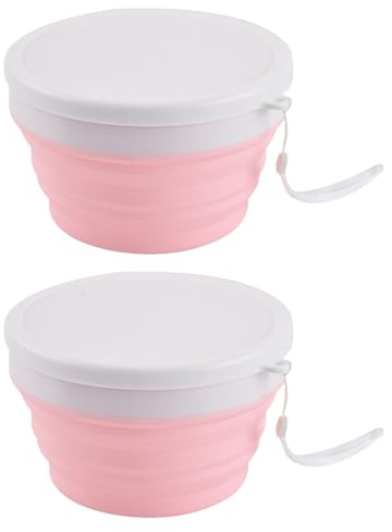Elnwnnkc 2 cuencos plegables de silicona portátiles de 950 ml, cuencos de ensalada que ahorran espacio para el hogar, herramienta de cocina, plato de ensalada duradero que ahorra espacio