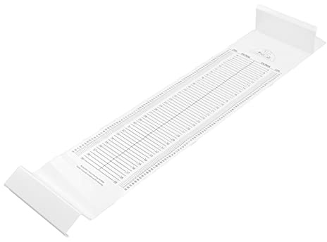 Pwshymi Tapis de Mesure pour bébé pour une Mesure Précise de la Taille du bébé, Règle Pliable Lavable pour un Usage Domestique, Blanc, 1 unité