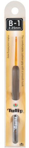 Blue Feather Tulip Etimo Crochet Hook, Size B1/2.25mm