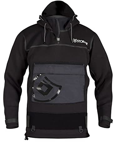 STORMR Men's Surf Top Neoprene Waterproof, Windproof, Black,M