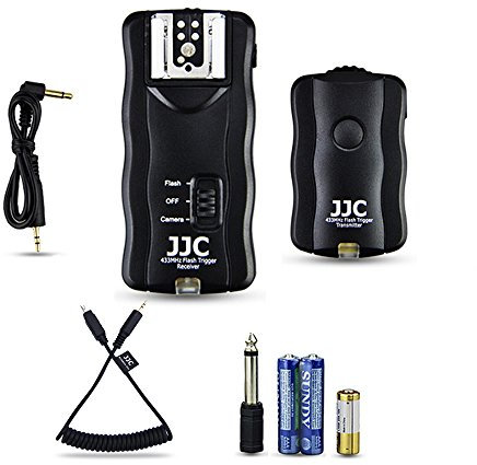 JJC Flash Trigger Wireless Remote Shutter Release for Nikon Z6 Z6 II Z7 Z7 II D3300 D5500 D5600 D5300 D750 D7200 D7500 D7100 D7000 D5200 D5100 D5000 D3200 D3100 D90 DF P7700 P7800