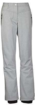 Killtec Damen Jilia Soft Shell Hose Mit Schneefang, Grau/Melange, 38 (S)
