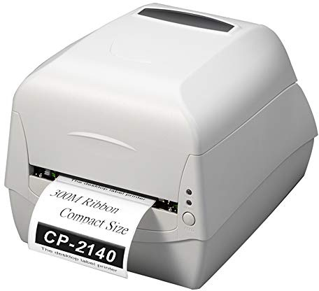 CGOLDENWALL Thermo-Aufkleber-Drucker, Barcode-Etiketten-Transferdruckmaschine für Bekleidungsanhänger/Schmucketiketten/beschichtetes Papier, Thermotransferdruck, 50–101,6 mm/s, hohe Effizienz, 104 mm