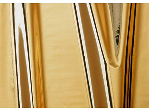DecoMeister Klebefolie Möbel 45x150 cm | Möbelfolie selbstklebend in Metallic-Optik | Klebefolie zur Umgestaltung von Küche und Bad | Folie für Möbel - wasserfest und dekorativ | Gold Hochglanz