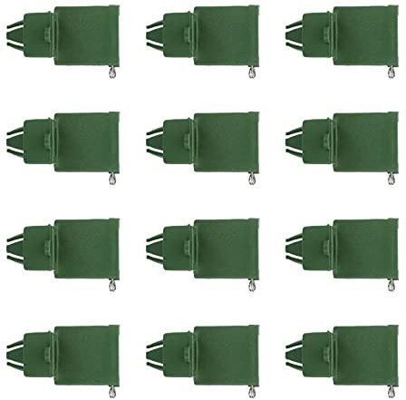 50 Stück Blumen-Boutonniere-Magnete, Anstecknadel, Magnet, kleine Anstecknadel, für Hochzeit, Braut, Knopflochloch, grün, 5,5 x 3,5 x 3 cm
