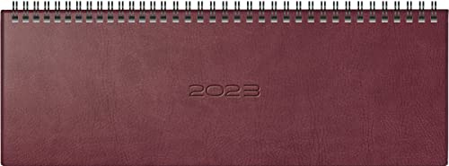 rido/idé Wochenkalender Modell septant 2023 Blattgröße 30,5 x 10,5 cm braun