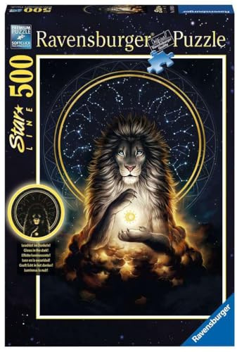 Ravensburger Puzzle Starline 16992 Leuchtender Löwe 500 Teile Puzzle