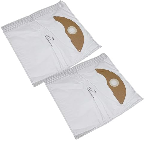 vhbw 10x Sacs compatible avec Kärcher NT 22/1 Ap L | NT 22/1 Ap Te L aspirateur - 42cm x 26,5cm blanc