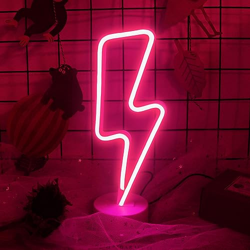 Letrero de Neón, Luces de Neón Alimentada por Batería o USB, Luces de noche con letrero de neón LED Decoracion Bar, Discotecas, Fiesta,fiestas de cumpleaños, regalos para niños
