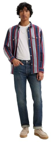 Levi's 501 Original Fit Jeans Homme, The Deep Blue Sea Selvedge, 29W / 32L