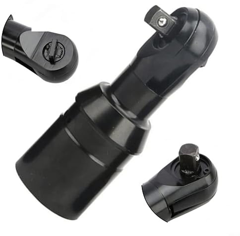SPORTARC Chiave a cricchetto elettrica, ad angolo retto, 90 gradi, chiave a cricchetto elettrica, accessorio per chiave a cricchetto con batteria al litio