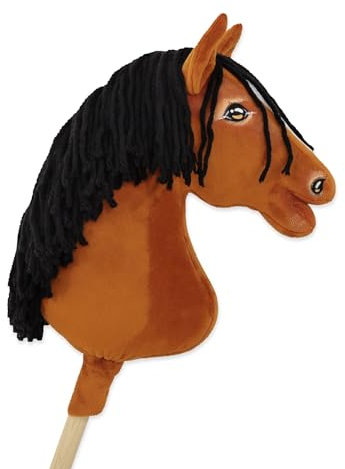 Hobby Horse Großes Pferd auf Stock Premium - Hellstrahler II A3